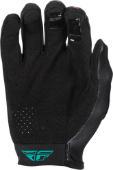 Guantes Fly Lite Americana Negro/Rojo/Dorado